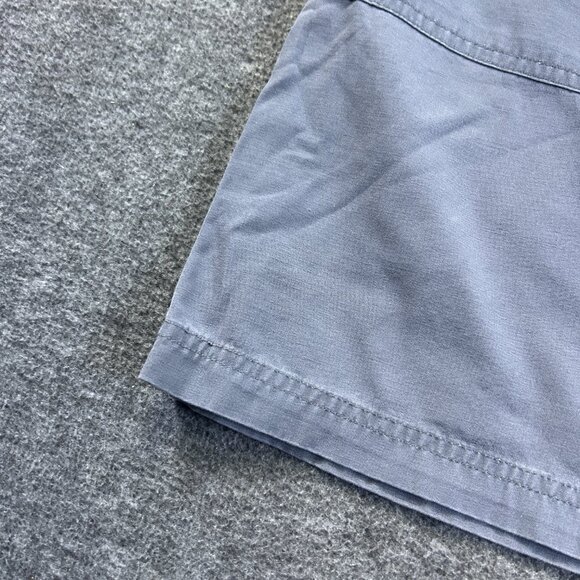 Vintage Faded Glory Blue Mini Skirt Size 10 100% Cotton Drawstring Pockets - Picture 5 of 12